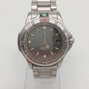 Tag Heuer Silver and Green Men's Watch